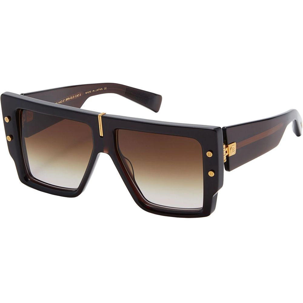 Balmain Brown Acetate Sunglasses | Regal Royce