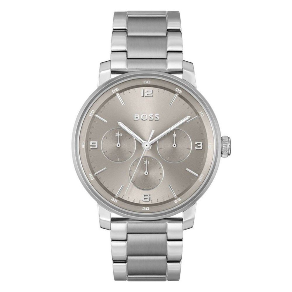 Hugo Boss Gray Stainless Steel Dress Watch | Regal Royce