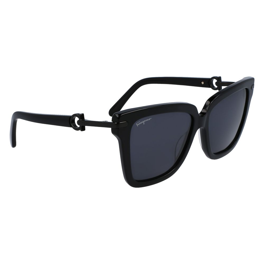 Ferragamo Black Acetate Sunglasses | Regal Royce