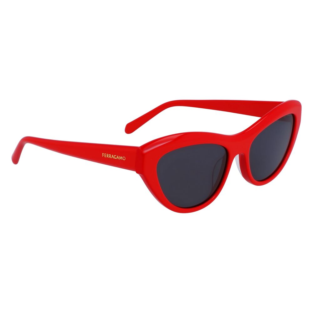 Ferragamo Red Acetate Sunglasses | Regal Royce