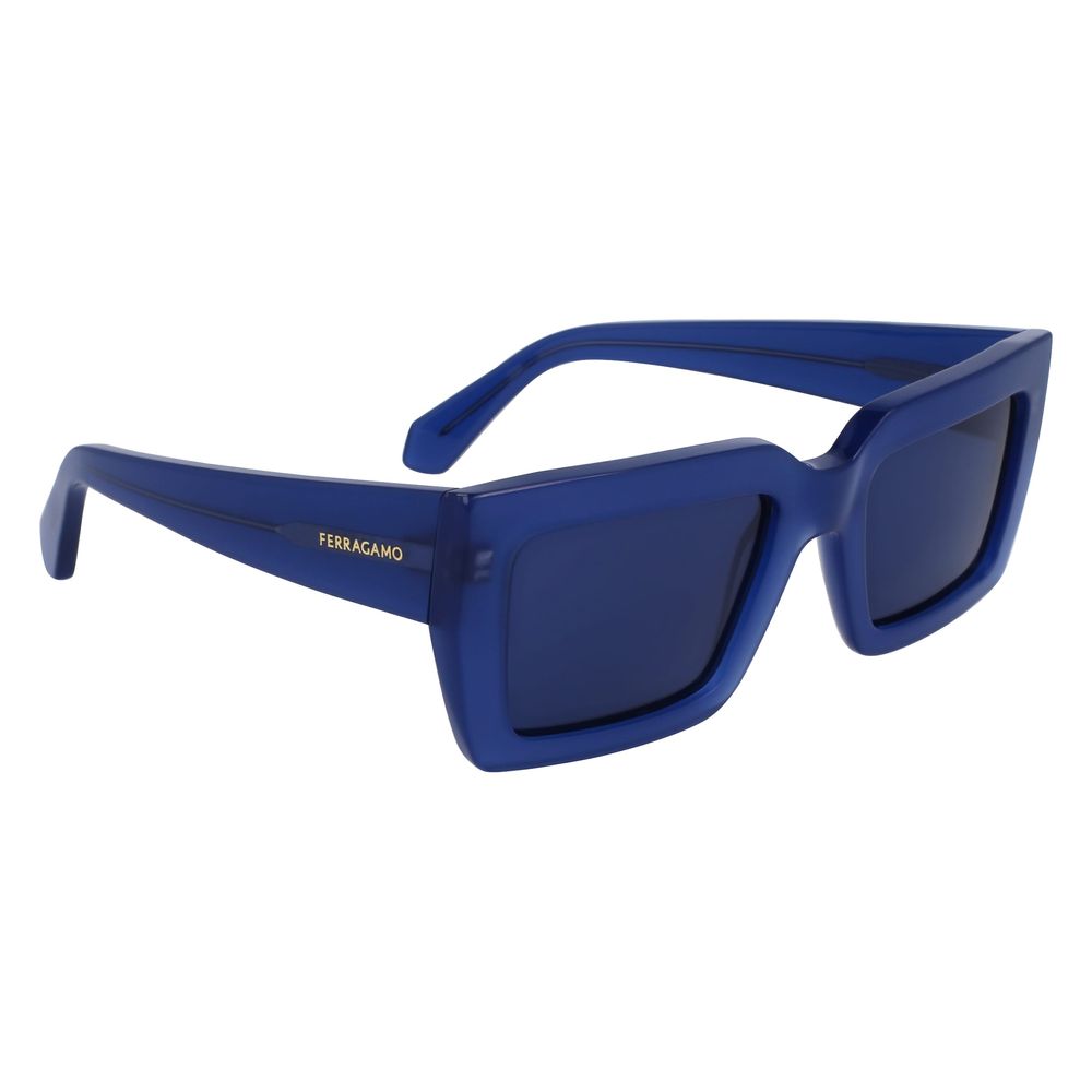 Ferragamo Blue Acetate Sunglasses | Regal Royce