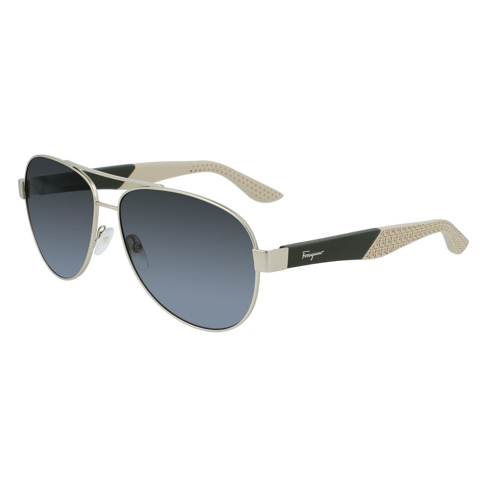 Ferragamo Gold Metal Sunglasses | Regal Royce