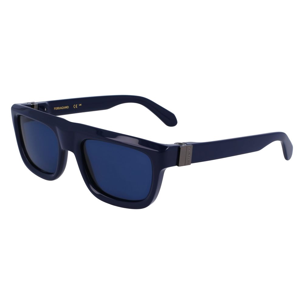 Ferragamo Blue Acetate Sunglasses | Regal Royce