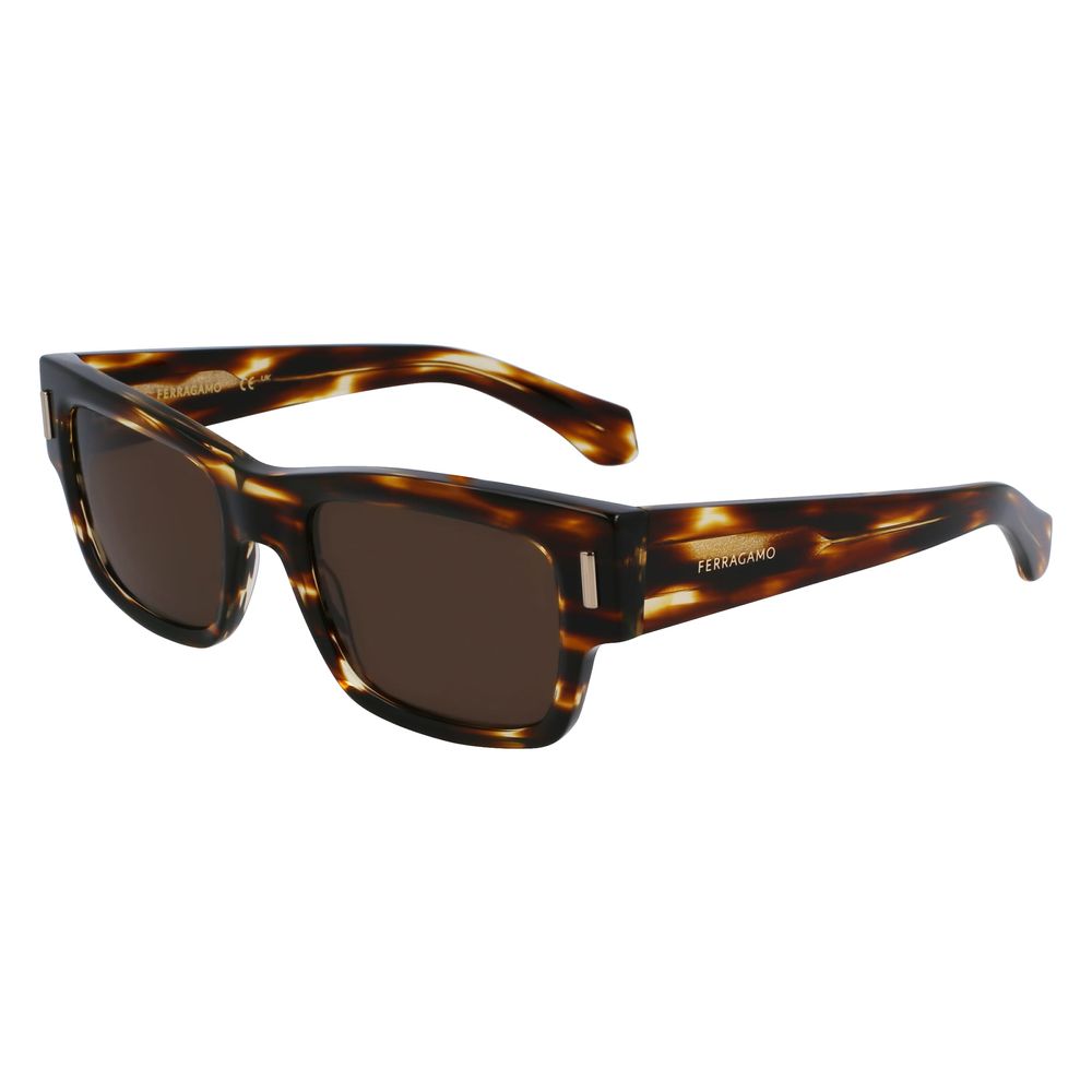 Ferragamo Brown Acetate Sunglasses | Regal Royce