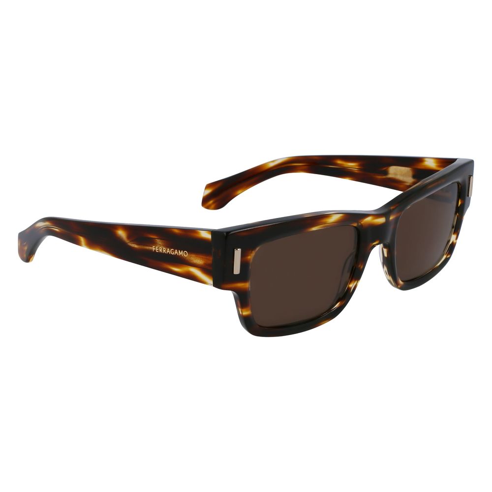 Ferragamo Brown Acetate Sunglasses | Regal Royce