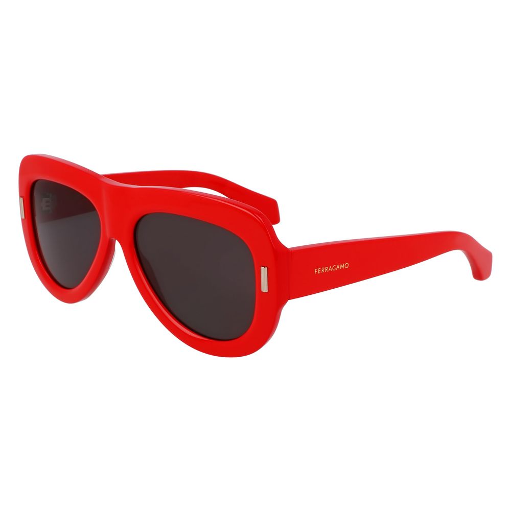 Ferragamo Red Acetate Sunglasses | Regal Royce