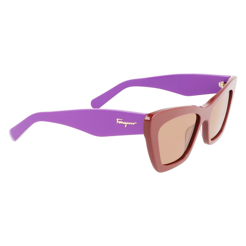 Ferragamo Brown Acetate Sunglasses | Regal Royce