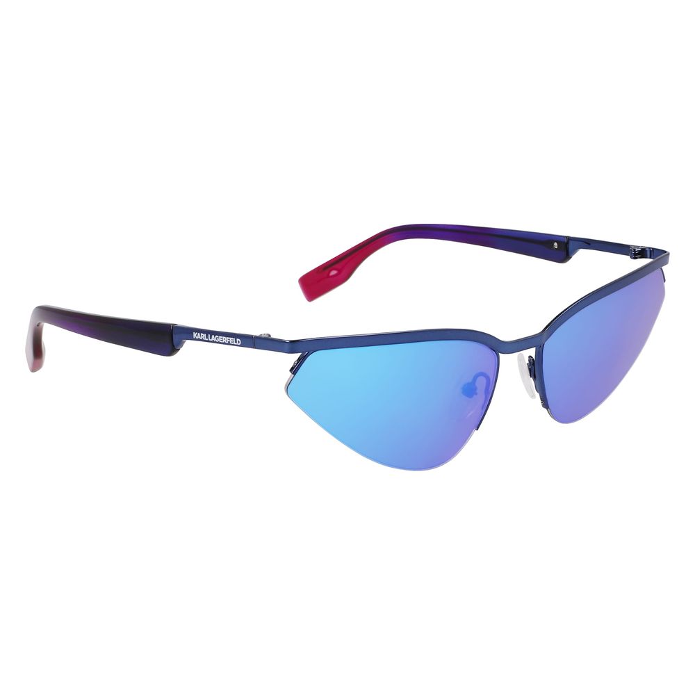 Karl Lagerfeld Blue Metal Sunglasses | Regal Royce