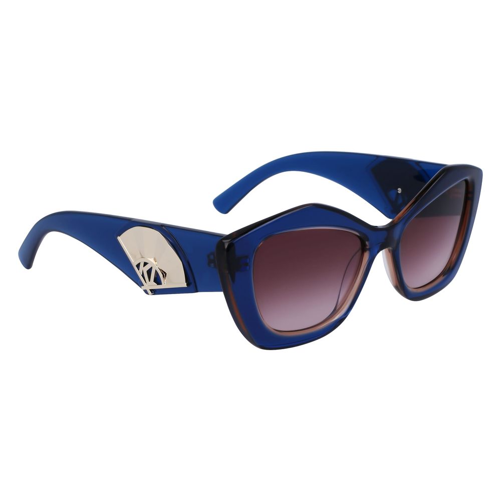 Karl Lagerfeld Blue Acetate Sunglasses | Regal Royce