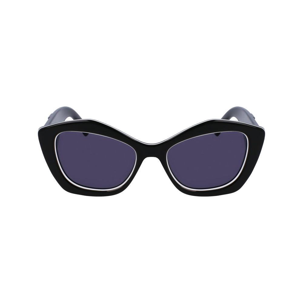 Karl Lagerfeld Black Acetate Sunglasses | Regal Royce