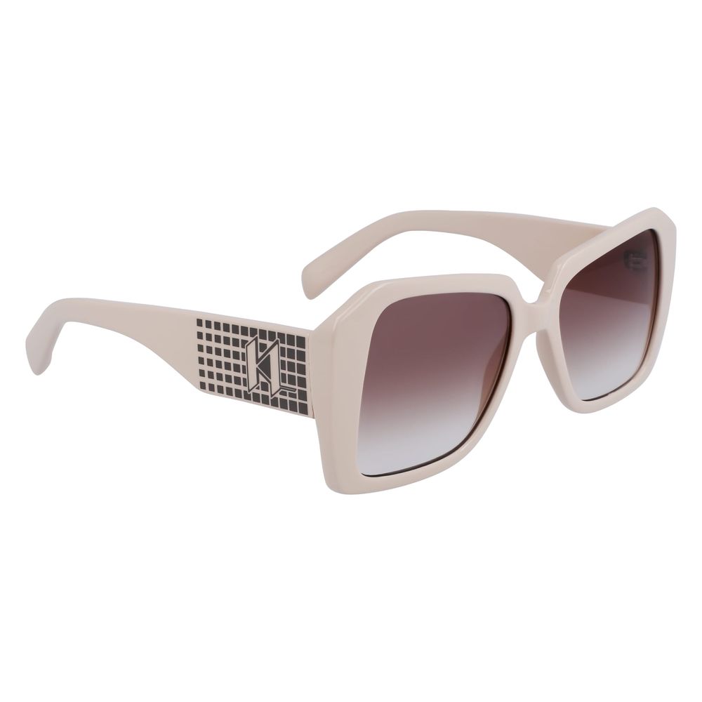 Karl Lagerfeld White Injected Sunglasses | Regal Royce
