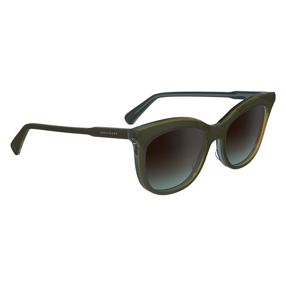 Longchamp Green Acetate Sunglasses | Regal Royce