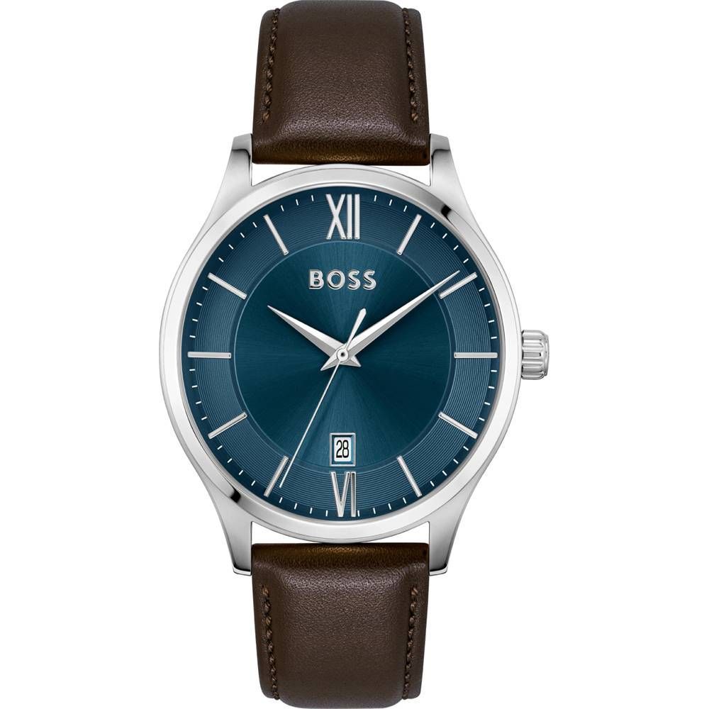 Hugo Boss Brown Leather Dress Watch | Regal Royce