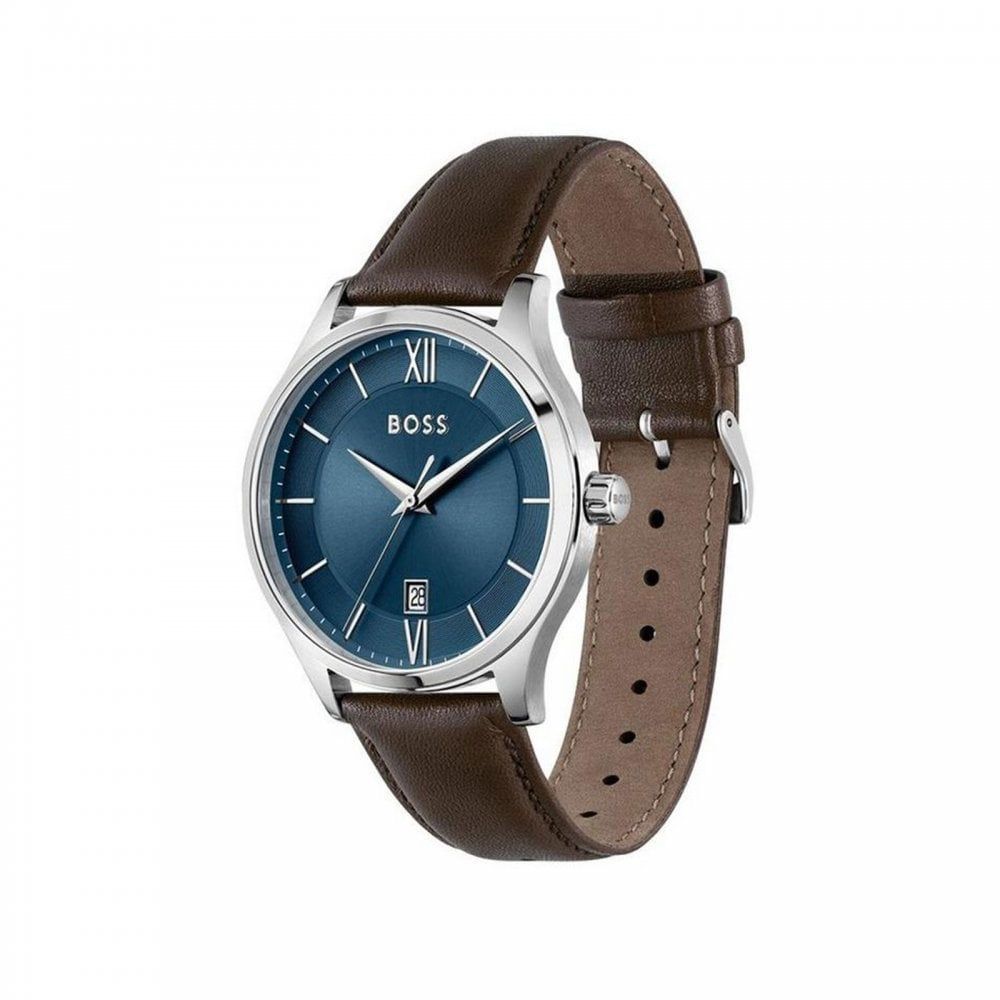 Hugo Boss Brown Leather Dress Watch | Regal Royce
