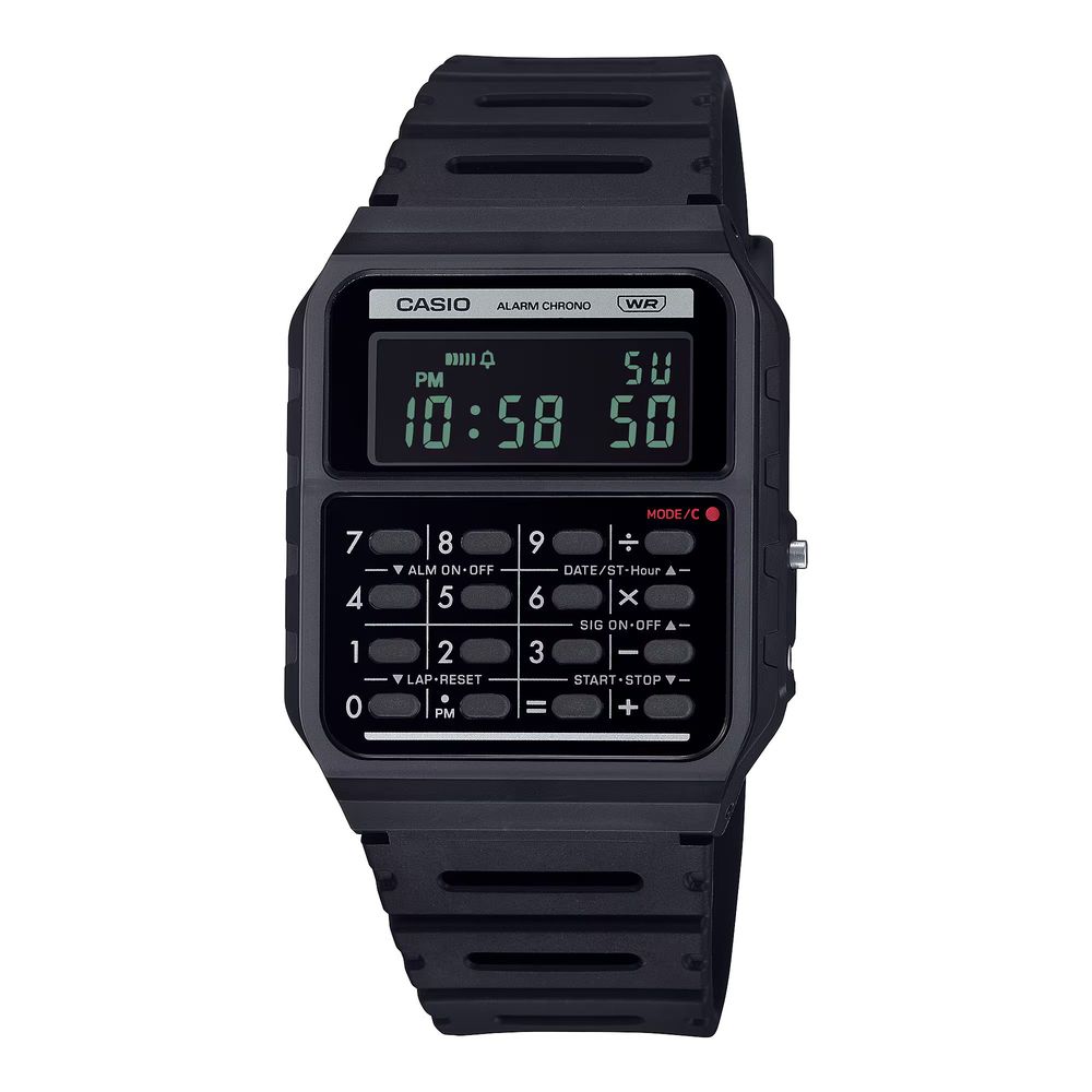 Casio Black Resin Digital Watch | Regal Royce