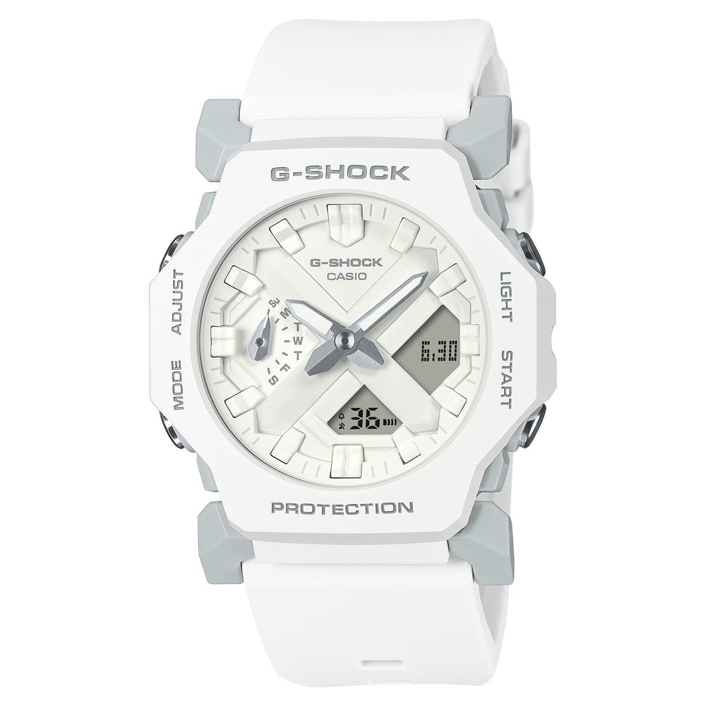 Casio White Resin Sport Watch
