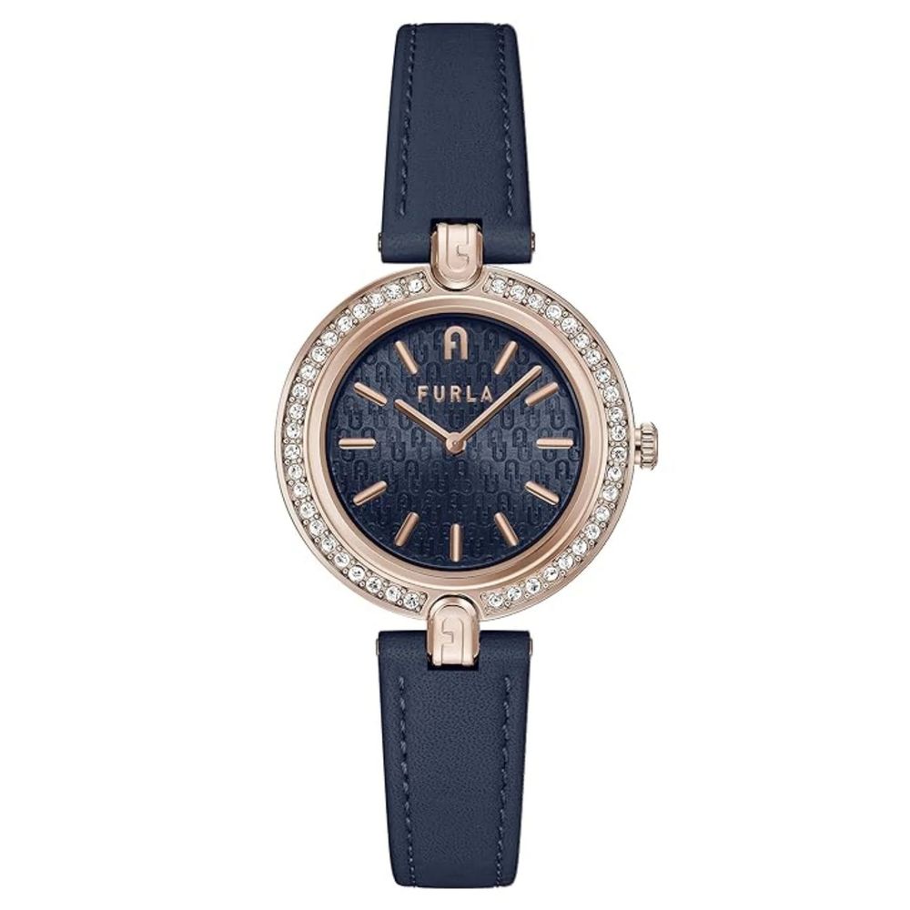 Furla Blue Leather Dress Watch | Regal Royce