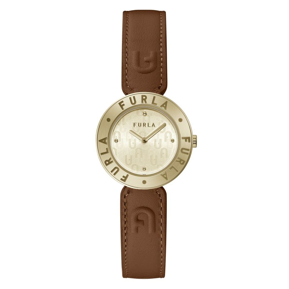 Furla Brown Leather Dress Watch | Regal Royce