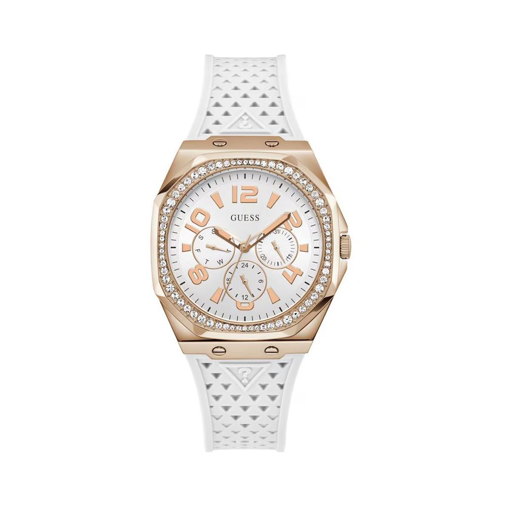 Guess White Synthetic Dress Watch | Regal Royce