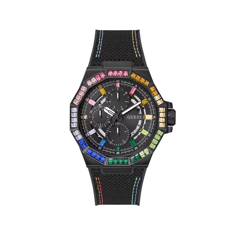 Guess Black Synthetic Sport Watch | Regal Royce
