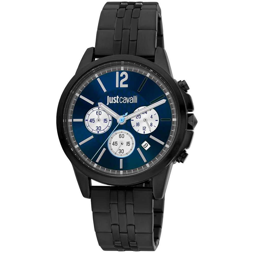 Just Cavalli Black Stainless Steel Dress Watch | Regal Royce