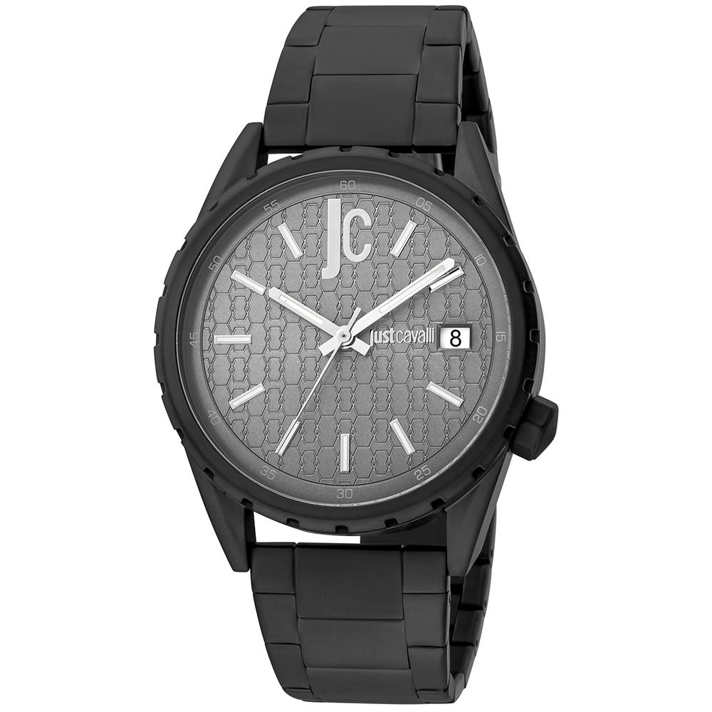 Just Cavalli Black Stainless Steel Dress Watch | Regal Royce