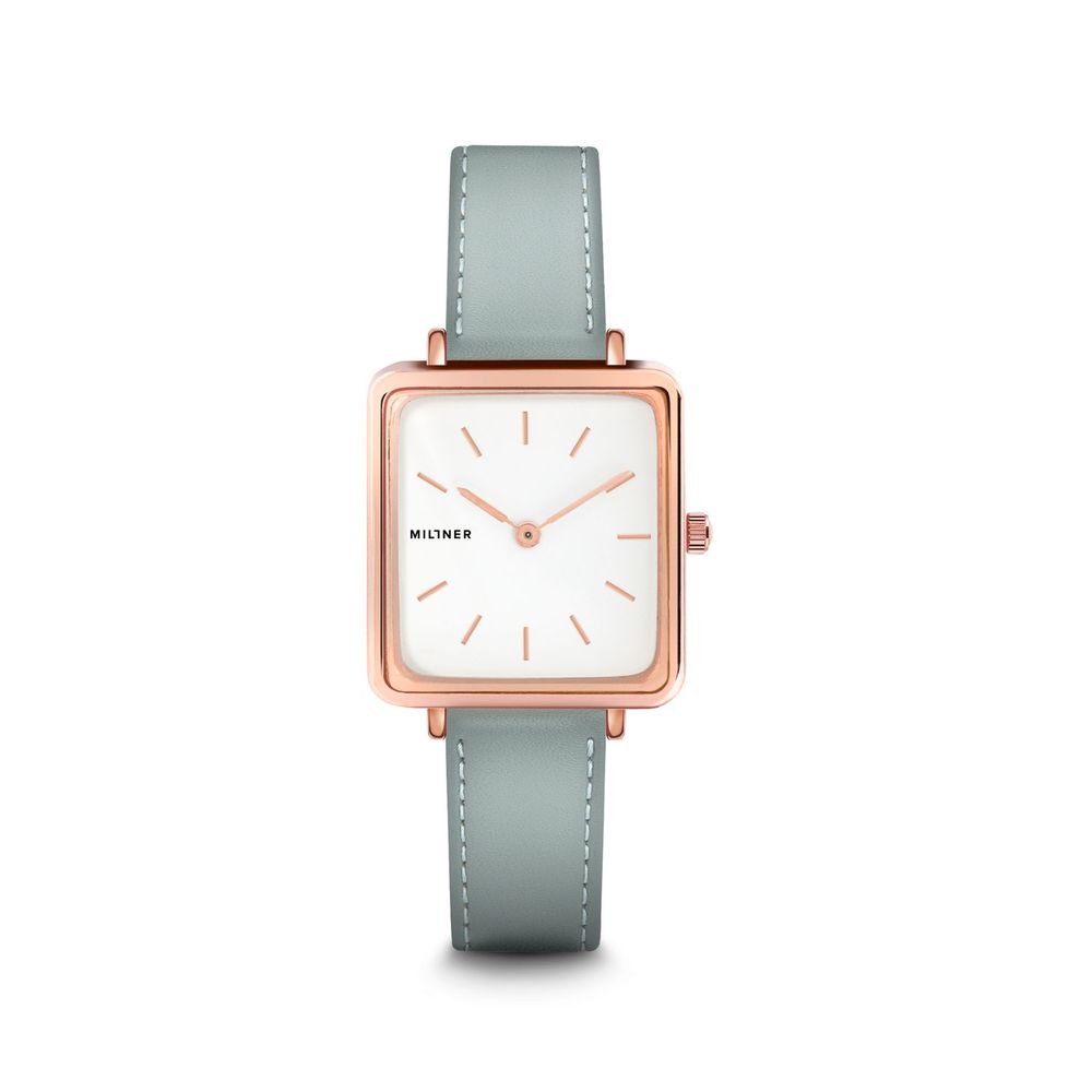 Millner Blue Leather Dress Watch | Regal Royce