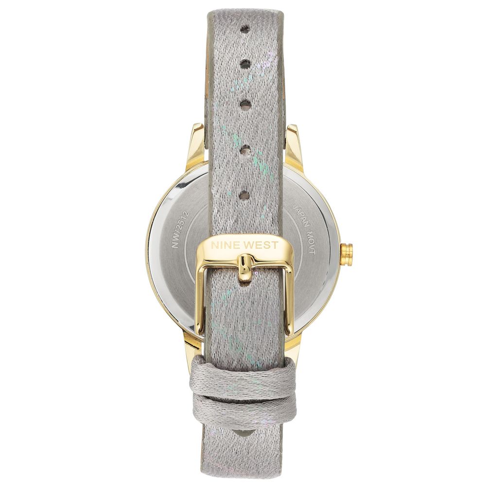 Nine West Gray Leather Dress Watch | Regal Royce