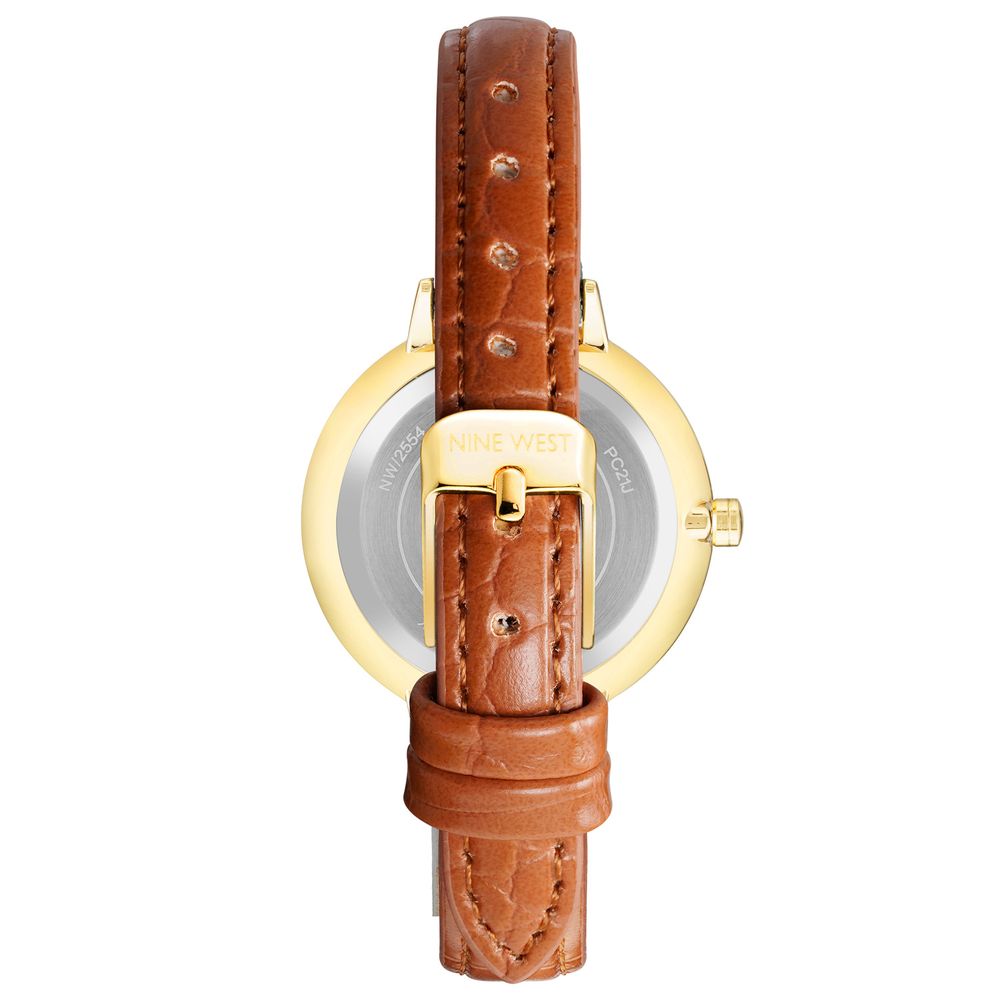Nine West Brown Leather Dress Watch | Regal Royce
