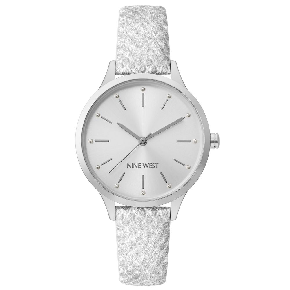 Nine West Gray Leather Dress Watch | Regal Royce