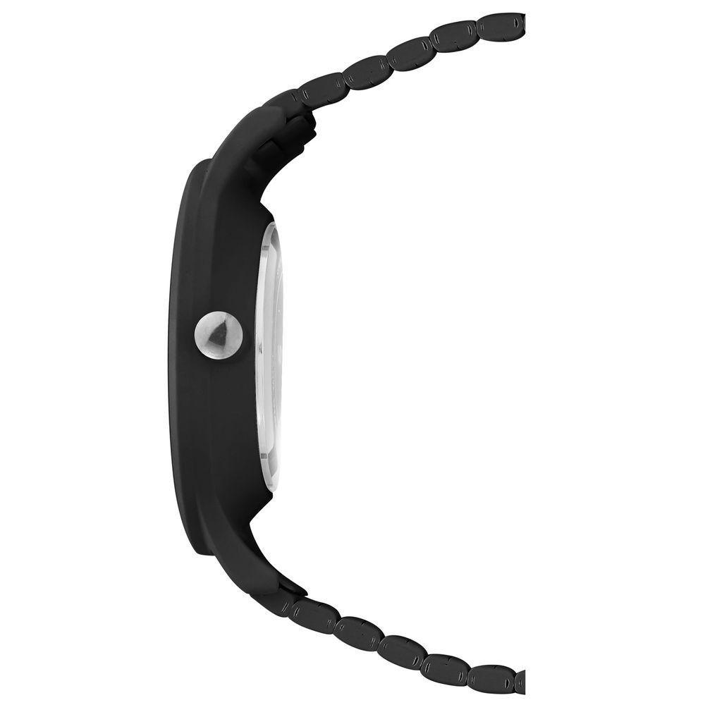 Nine West Black Plastic Dress Watch