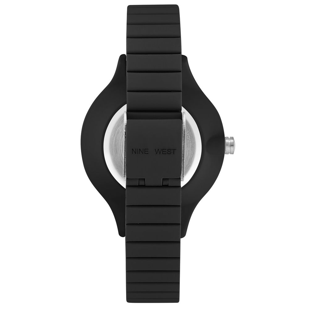 Nine West Black Plastic Dress Watch | Regal Royce
