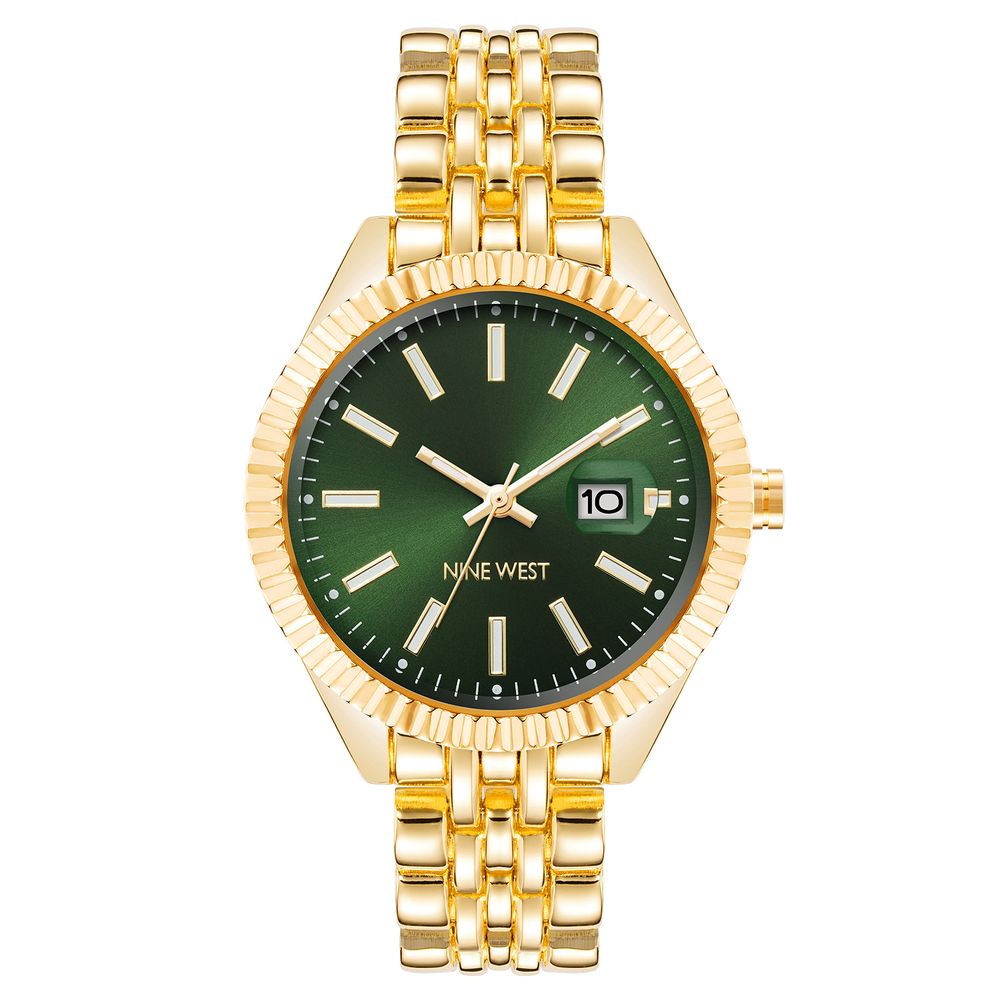 Nine West Gold Metal Bracelet Watch | Regal Royce