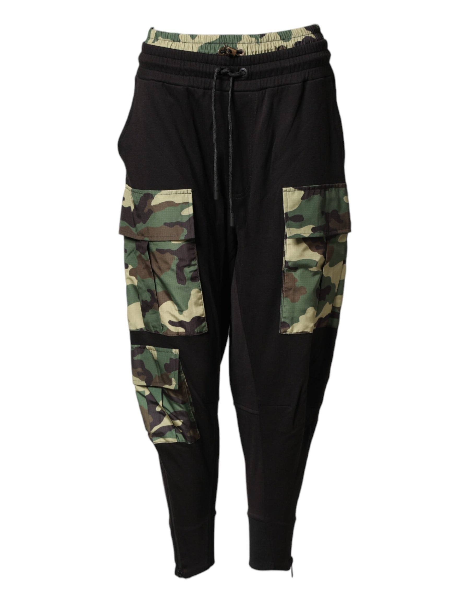 Dolce & Gabbana Multicolor Camouflage Cargo Jogger Men Pants | Regal Royce