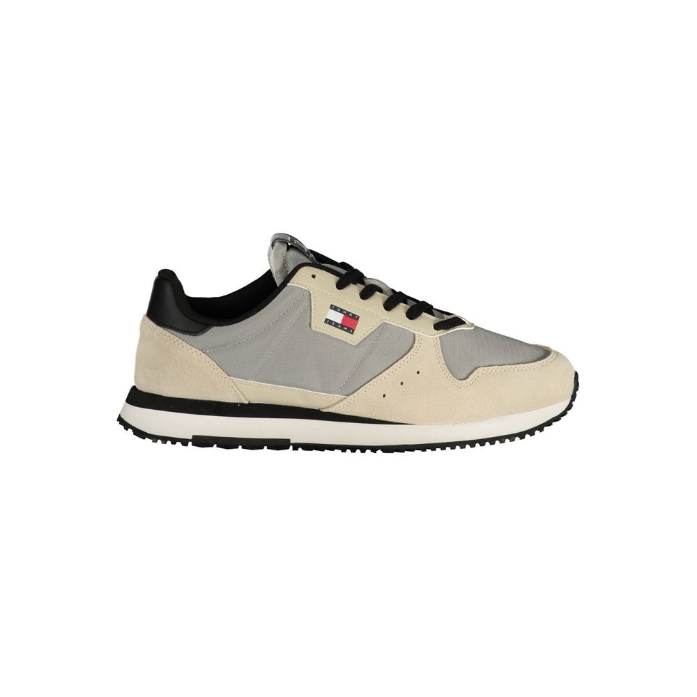 Tommy Hilfiger Grigio Leather Men Sneaker | Regal Royce