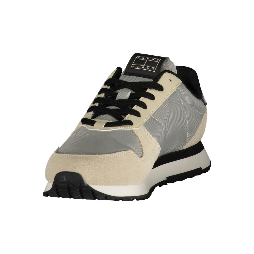 Tommy Hilfiger Grigio Leather Men Sneaker | Regal Royce