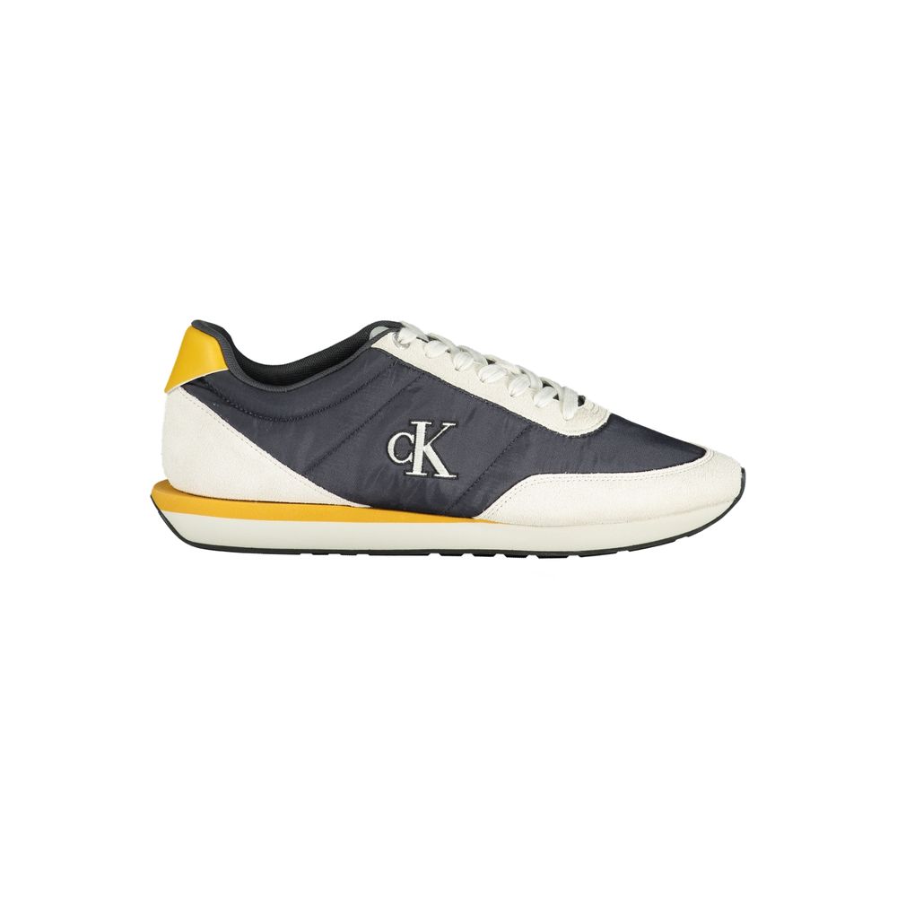 Calvin Klein Blue Recycled Polyester Men Sneaker | Regal Royce