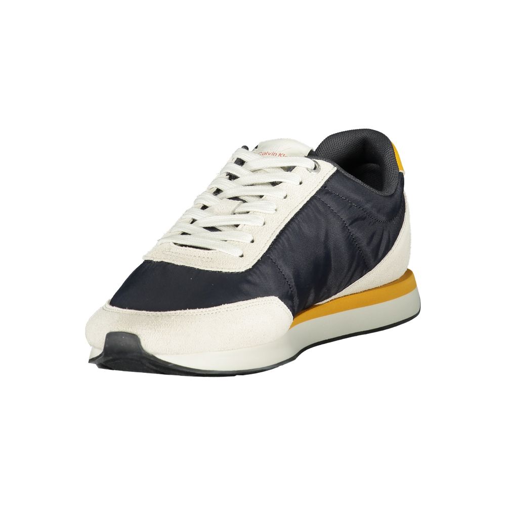 Calvin Klein Blue Recycled Polyester Men Sneaker | Regal Royce