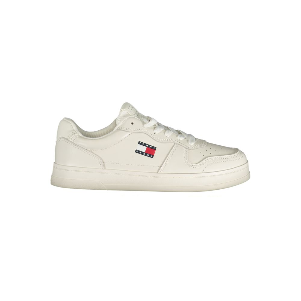Tommy Hilfiger Bianco Poliuretano Women Sneaker | Regal Royce