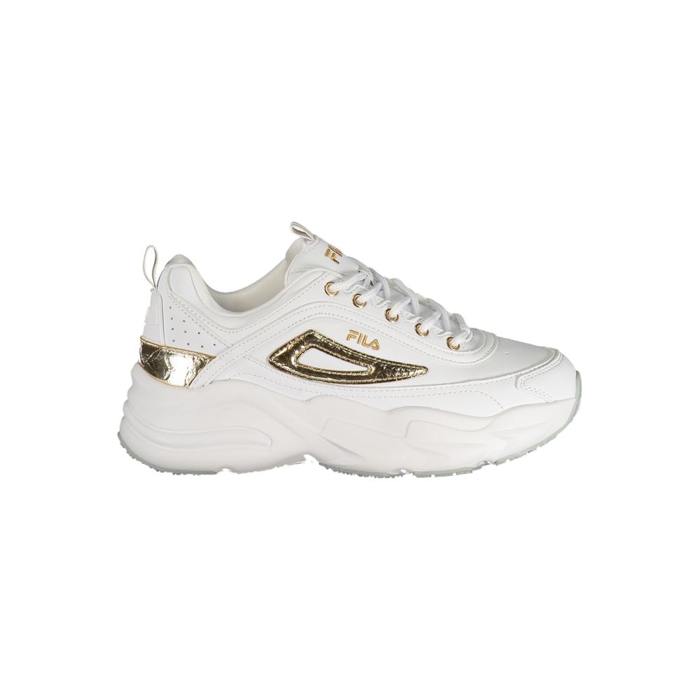 Fila White Polyester Women Sneaker | Regal Royce