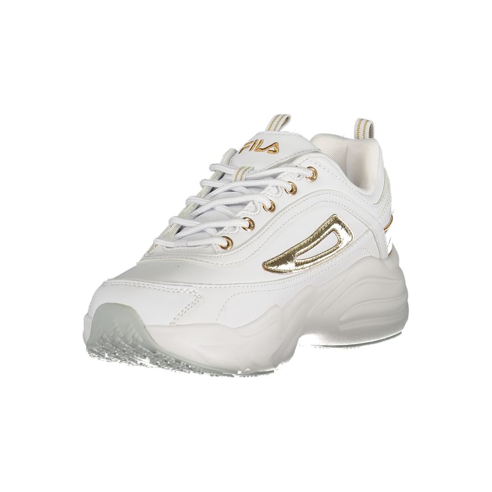 Fila White Polyester Women Sneaker | Regal Royce