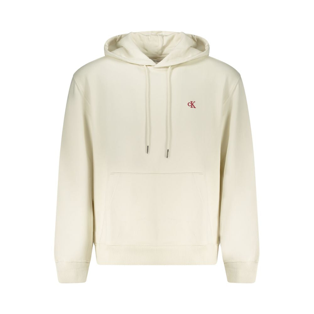 Calvin Klein White Cotton Men's Hoodie | Regal Royce