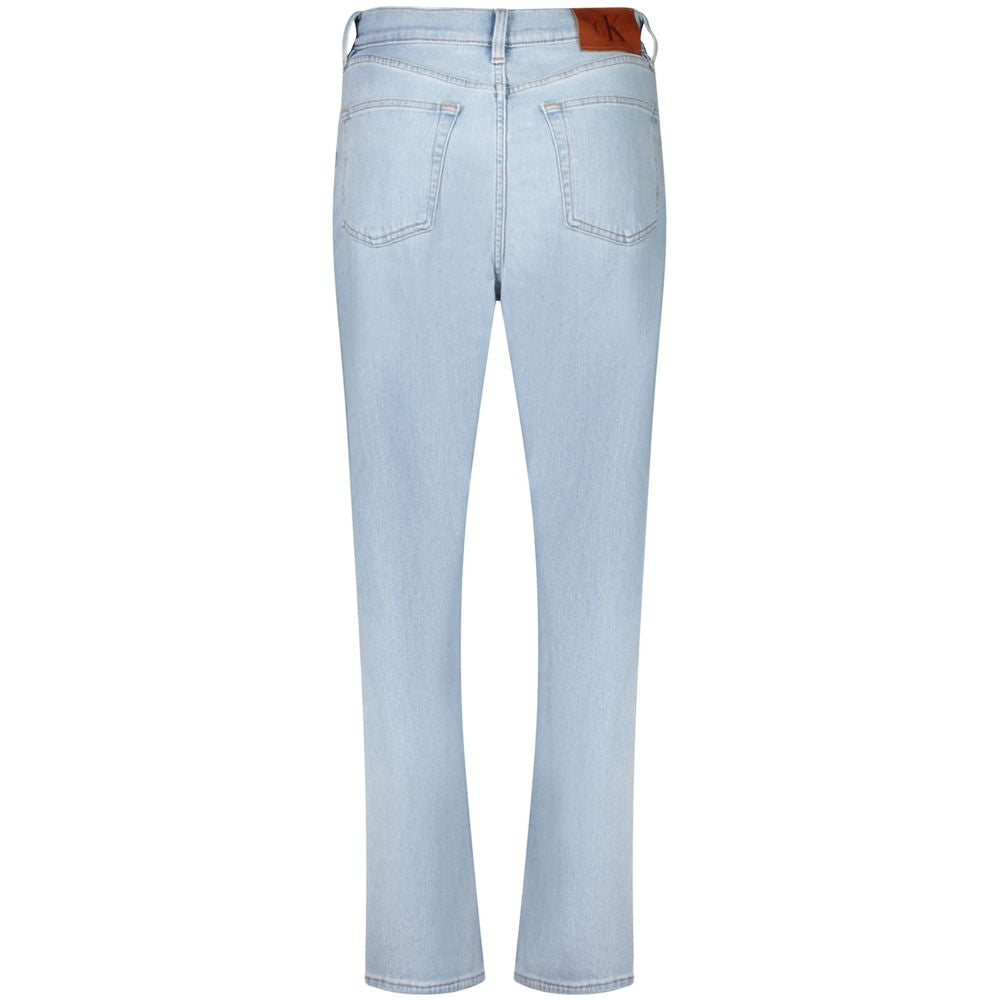 Calvin Klein Azzurro Cotton Women Jeans | Regal Royce