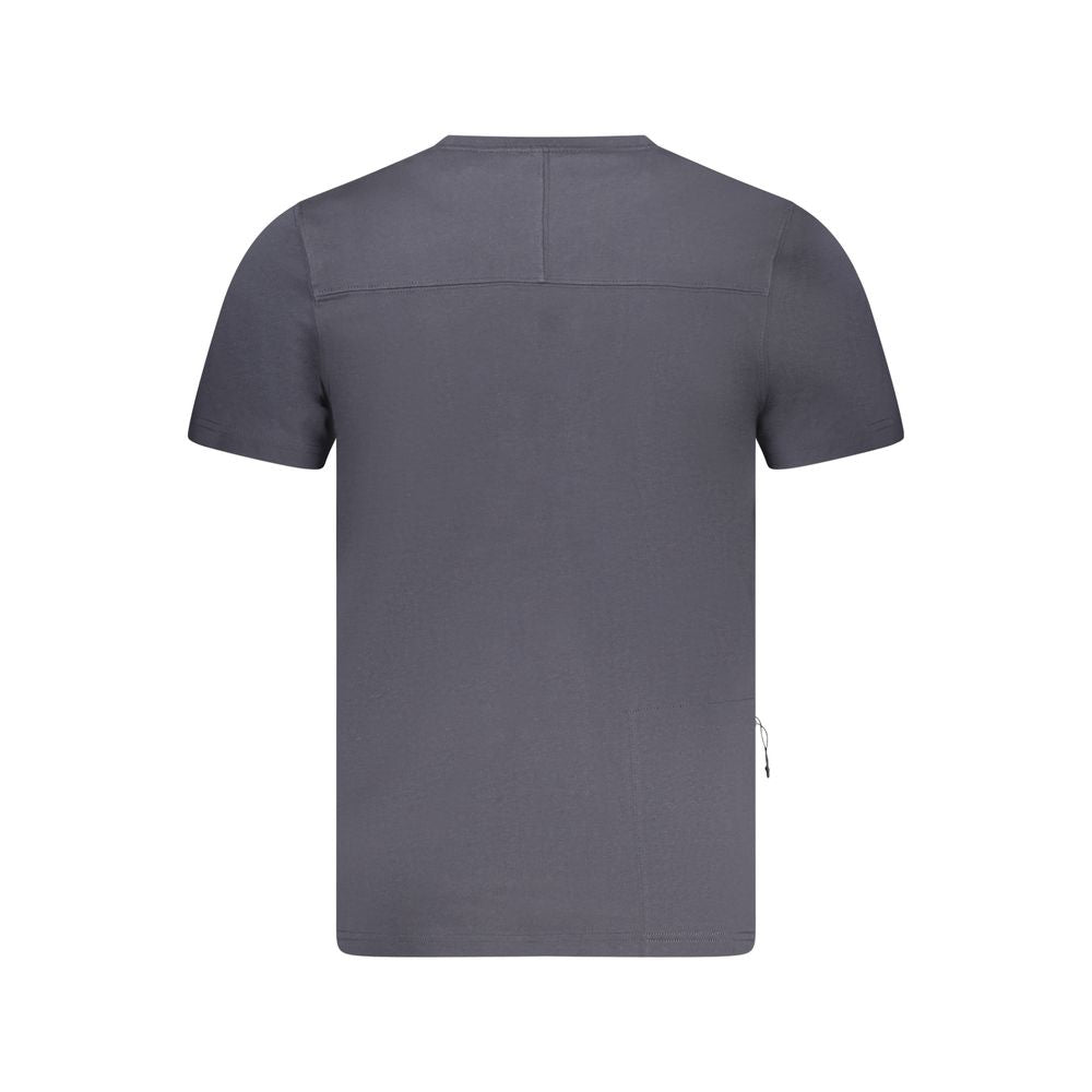 K-WAY Blue Cotton Men T-Shirt