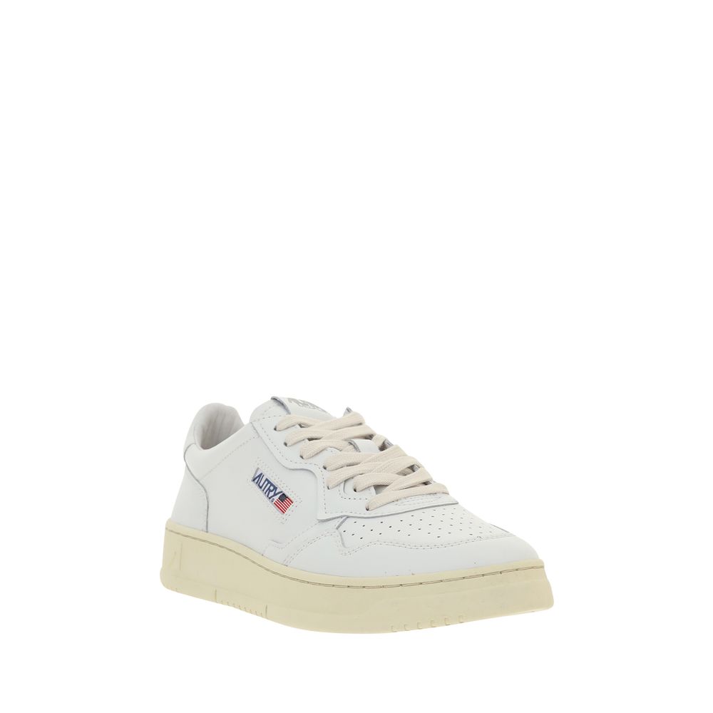 Autry White Calf Leather Bos Taurus Sneakers | Regal Royce