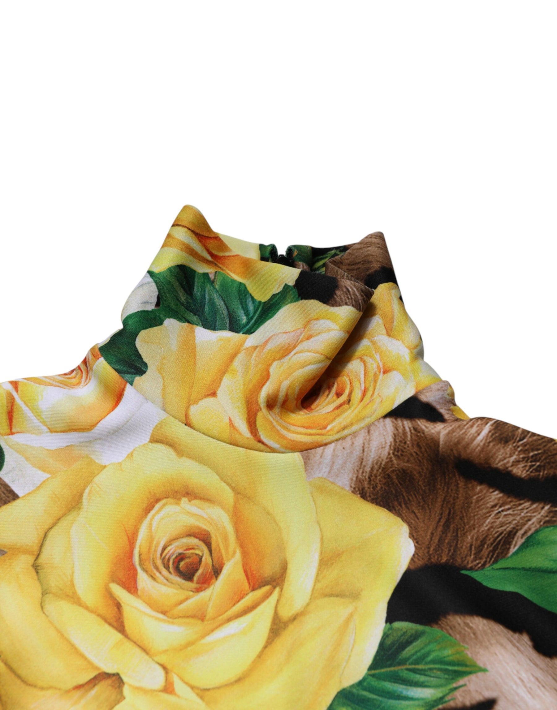 Dolce & Gabbana Multicolor Floral Print Sheath Mini Dress | Regal Royce