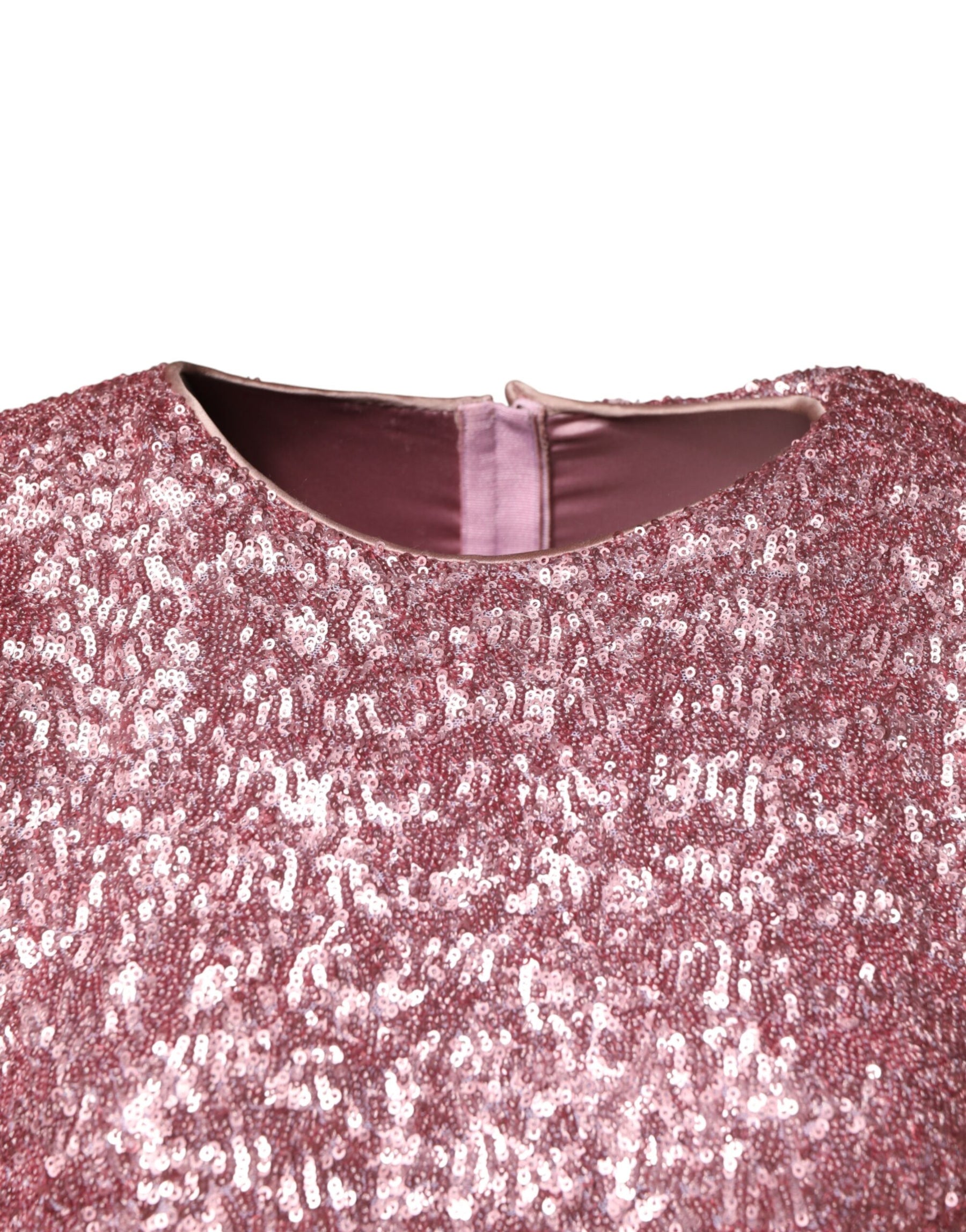 Dolce & Gabbana Pink Sequinned Mermaid Long Gown Dress | Regal Royce