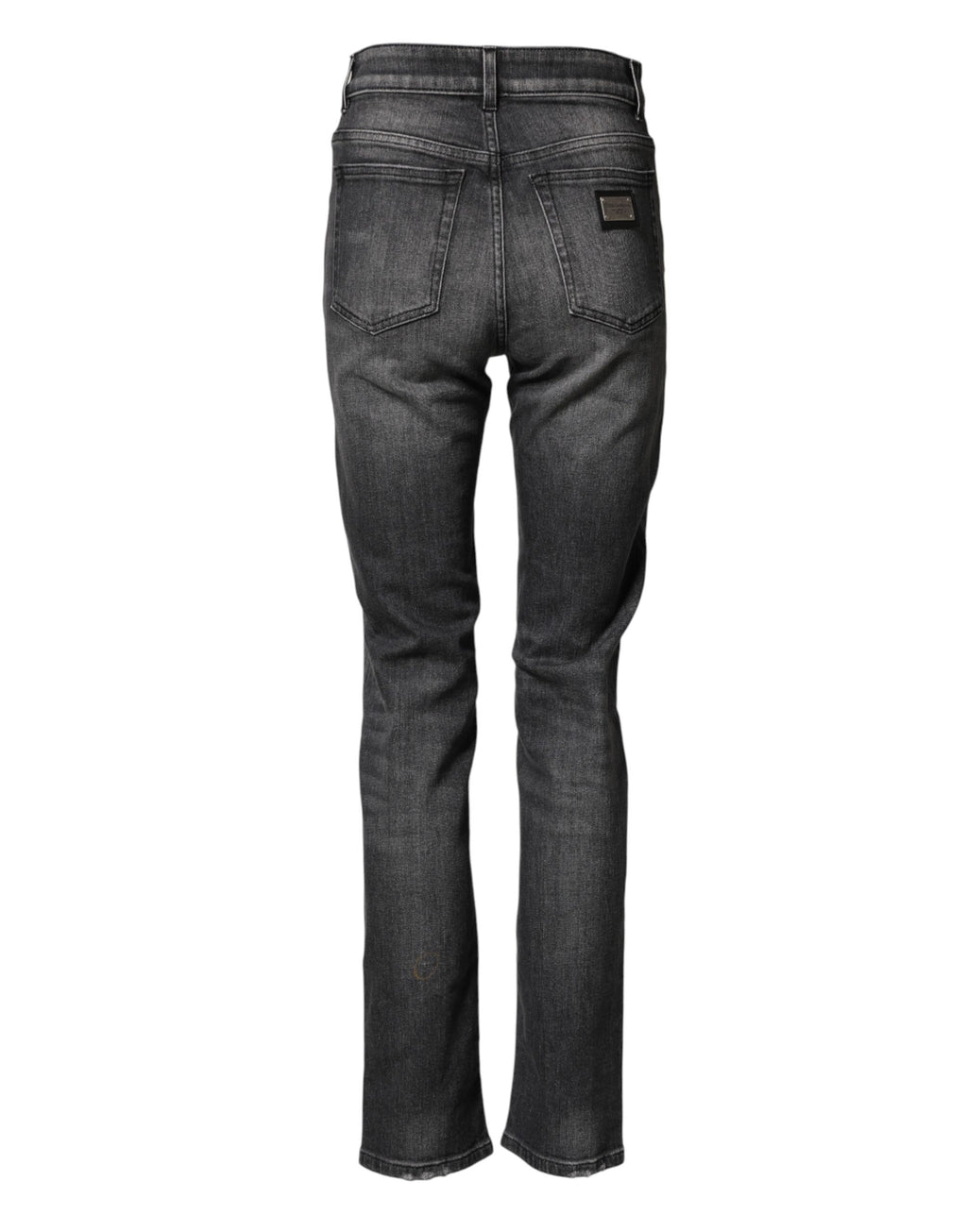 Dolce & Gabbana Gray High Waist Cotton Skinny Denim Jeans