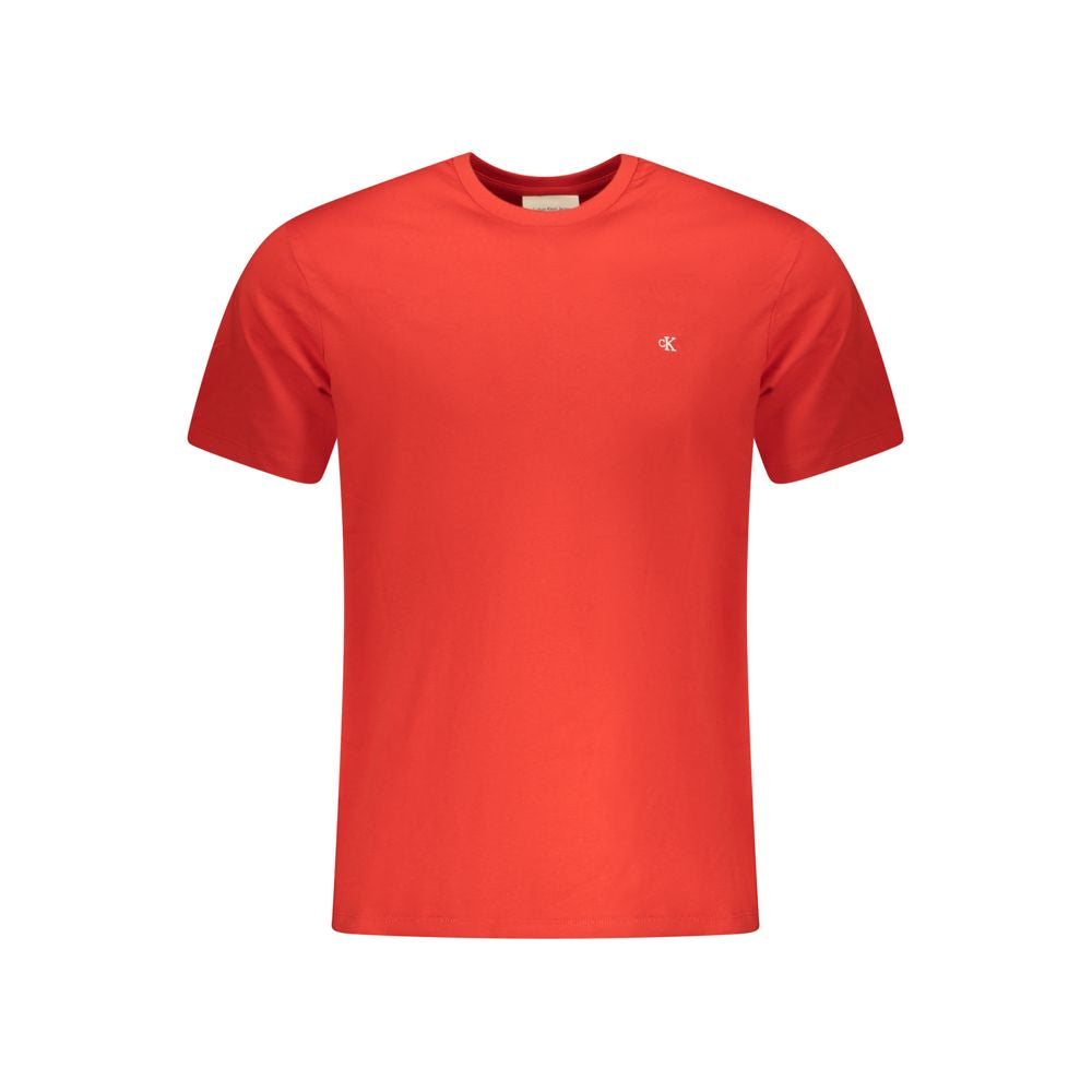 Calvin Klein Rosso Cotton Mens T-Shirt | Regal Royce