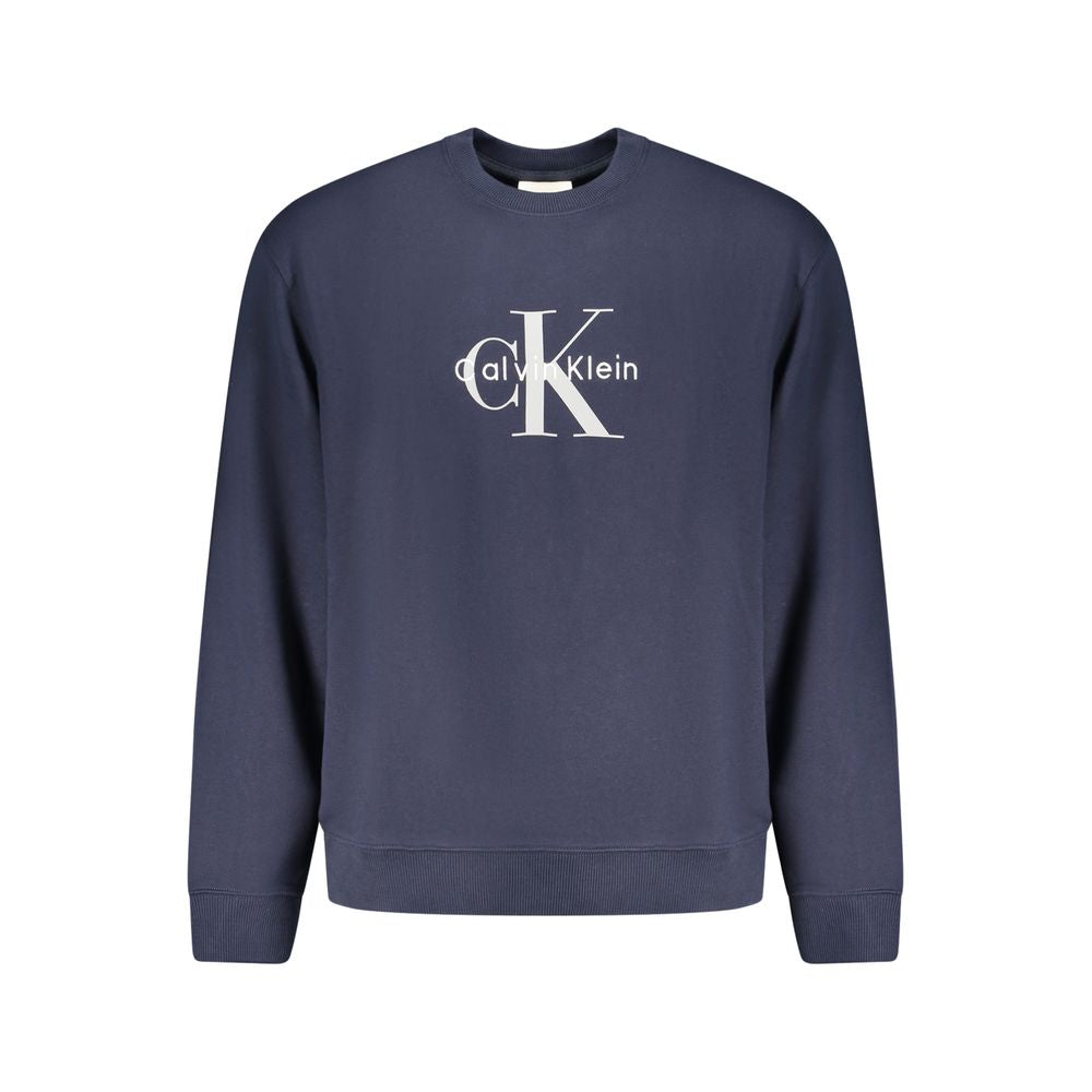 Calvin Klein Blue Cotton Men's Sweatshirt | Regal Royce